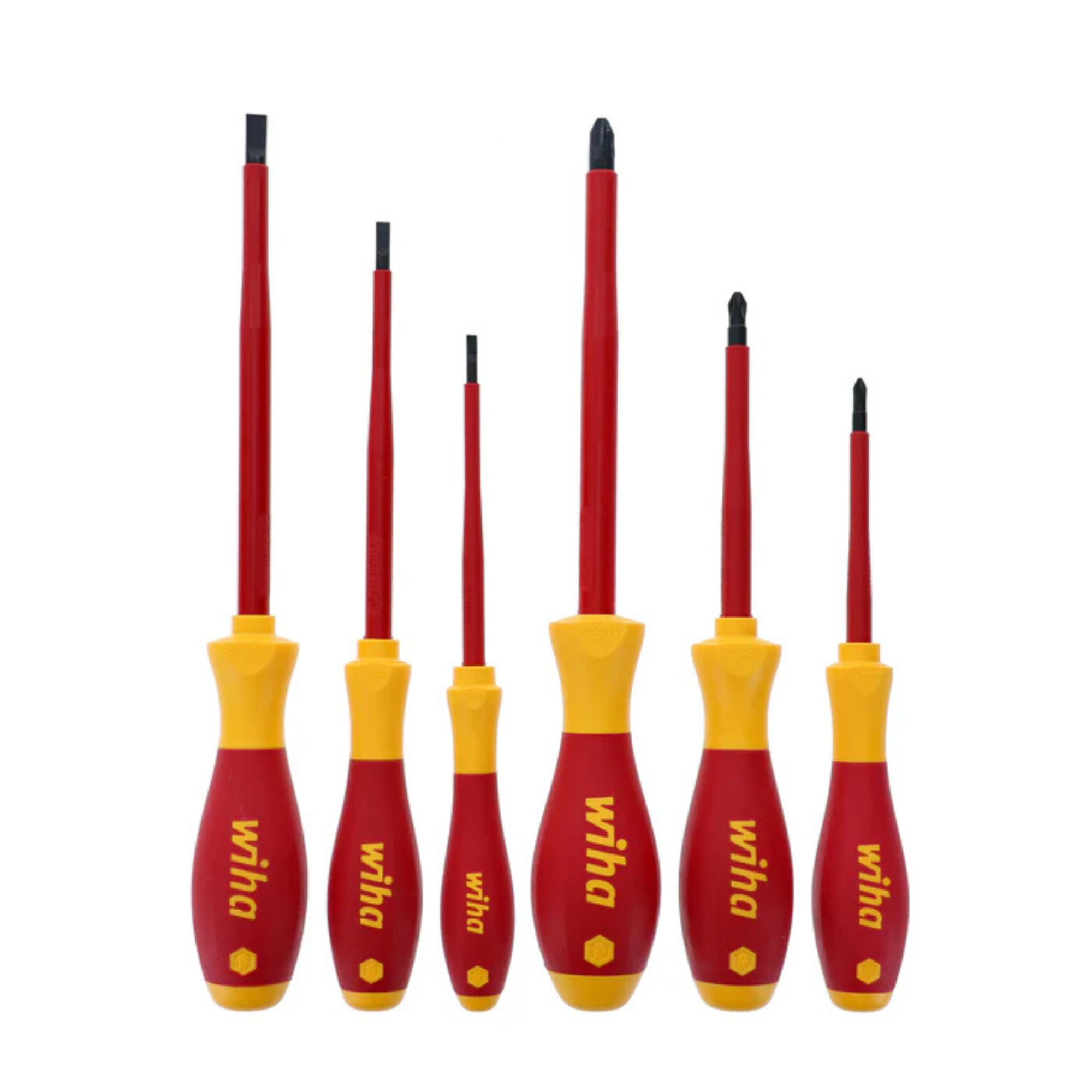 WiHa 6 Piece Insulated SoftFinish Screwdriver Set from Columbia Safety
